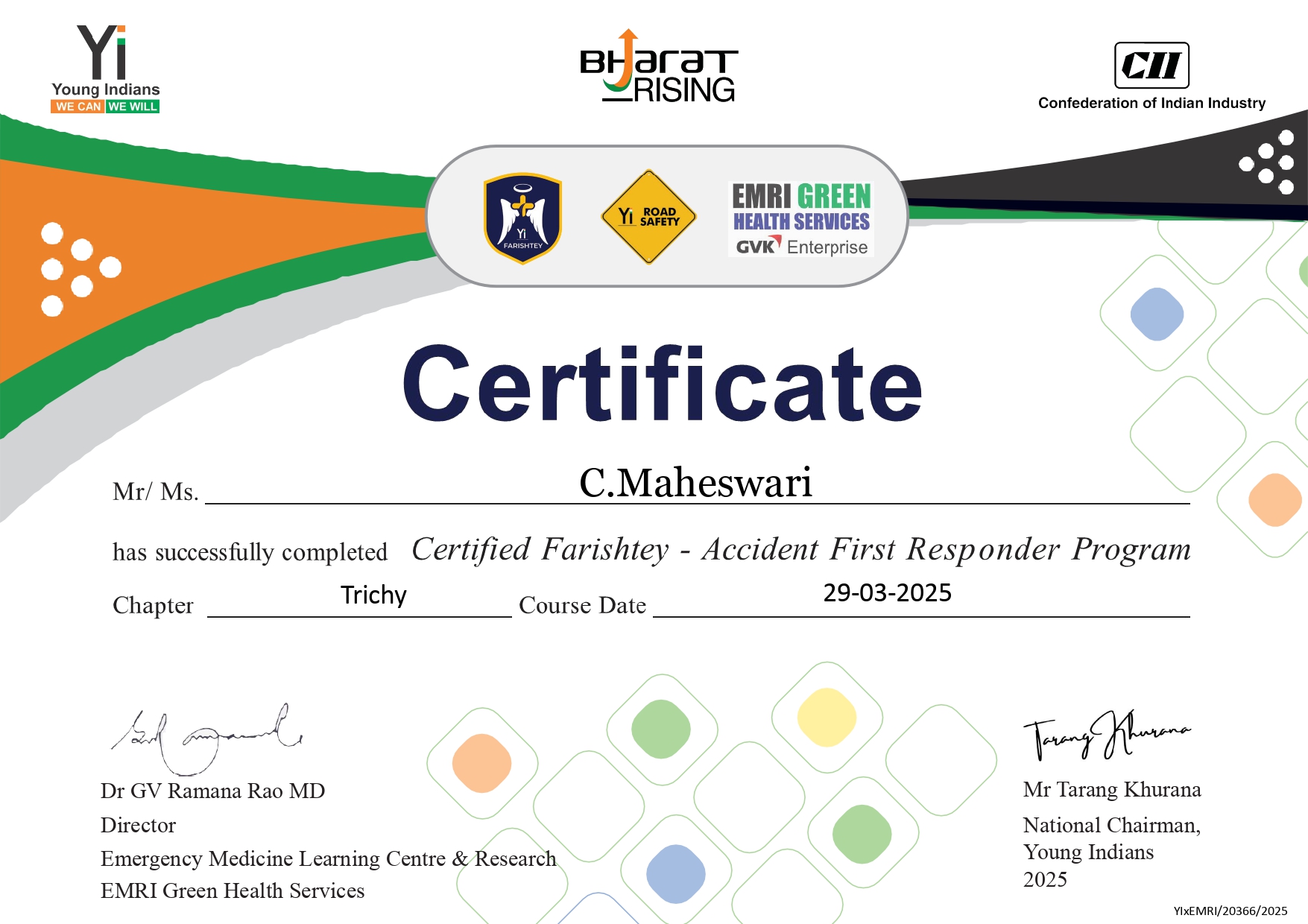 Accident First Responder Training